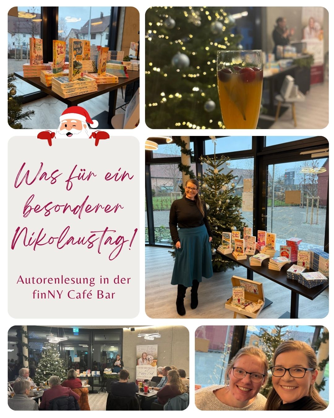 Wintermagie in Heroldstatt – Meine Nikolaus-Lesung in der finNY Café Bar